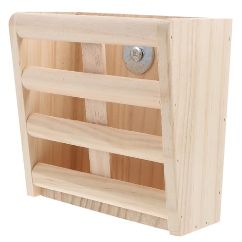 BELLIFFY Kuscheltier Aus Holz Für Meerschweinchen Futterständer Hasenständer Futterspender Für Meerschweinchen Käfigzubehör Behälter BELLIFFY Kuscheltier Aus Holz Für Meerschweinchen Futterständer Hasenständer Futterspender Für Meerschweinchen Käfigzubehör Behälter von BELLIFFY