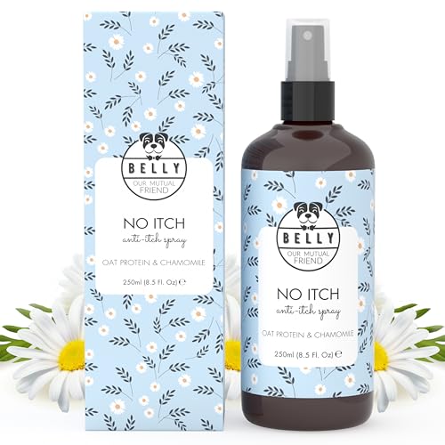 Belly Mittel gegen Juckreiz beim für Hund - 250ml - Hunde Pflege Spray pflegt die Haut bei Grasmilben Milben Reizungen Läusen und unterstützt den Regenerationsprozess Anti Juckreiz von BELLY OUR MUTUAL FRIEND