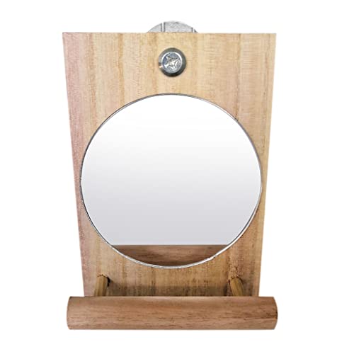 Vogelkäfig mit Sitzstange zum Aufhängen, Holz, für afrikanische Wellensittiche, Nymphensittiche, Unzertrennliche Vogelkäfig mit Sitzstange zum Aufhängen, Holz, für afrikanische Wellensittiche, Nymphensittiche, Unzertrennliche von BELOWSYALER
