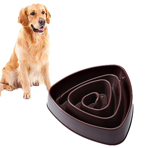 Antischlingnapf Hunde Katzennapf Slow Feeder Fressnapf Labyrinth interaktive Katze Schüssel Große Hundenapf Hundenäpfe rutschfest Hundenäpfe Medium Brown Antischlingnapf Hunde Katzennapf Slow Feeder Fressnapf Labyrinth interaktive Katze Schüssel Große Hundenapf Hundenäpfe rutschfest Hundenäpfe Medium Brown von BENHAI