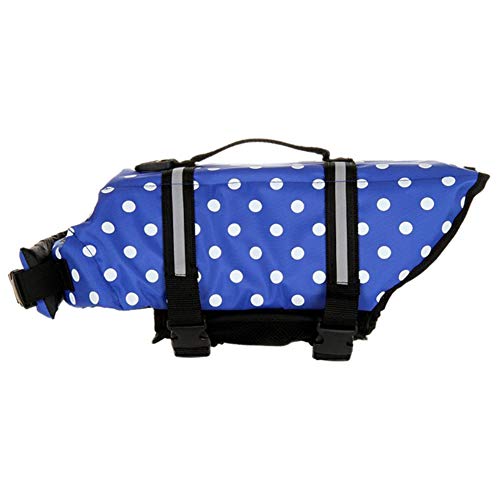 BENHAI Hunde Schwimmweste Schwimmweste Hunde Hund Schwimmweste Hund Schwimmweste Hundemäntel wasserdicht und warm Hund Schwimmjacke Blue,l von BENHAI