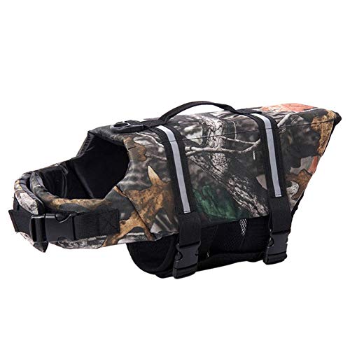 BENHAI Hunde Schwimmweste Schwimmweste Hunde Hund Schwimmweste Hund Schwimmweste Hundemäntel wasserdicht und warm Hund Schwimmjacke camouflage3,l von BENHAI