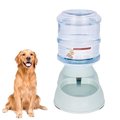 Futterautomat Katze Nassfutter Futterspender Katze Wasser Hundenapf Wasserspender für Haustiere Abnehmbarer Futterautomat für Hunde Green,Water Feeder von BENHAI