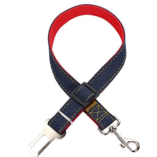 Hundegurt Fürs Auto Hunde Anschnallgurt Auto Hundegeschirr für Auto Hundefesseln für Auto Hund Reisegeschirr Auto Auto Reisezubehör für Hunde red von BENHAI