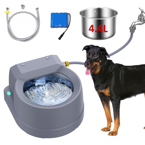 BENTOPAL Hunde Wasserbrunnen Auto Füllung Hund Wasserspender Connect Wasserversorgung Wiederaufladbare 3,9L Große Hunde Wassernapf BENTOPAL Hunde Wasserbrunnen Auto Füllung Hund Wasserspender Connect Wasserversorgung Wiederaufladbare 3,9L Große Hunde Wassernapf von BENTOPAL