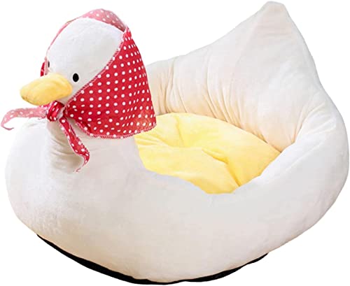 Haustierbett/Haustier-Entzückendes Nest für Welpen, Kätzchen, Sofa, abnehmbarer Bezug, langlebiges Pad/Cartoon-Katzenbett, Nest, Schlafbett, Haustierzubehör (A-S) von BERNOI