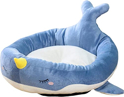 Haustierbett/Haustier-Entzückendes Nest für Welpen, Kätzchen, Sofa, abnehmbarer Bezug, langlebiges Pad/Cartoon-Katzenbett, Nest, Schlafbett, Haustierzubehör (B-L) von BERNOI