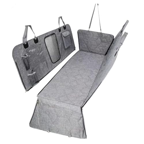 Autositzbezug für Hunde,für Audi S3 S4 S5 S6 S7 S8. wasserdichte rutschfeste Hunde-Auto-Hängematte mit Netzfenster und Aufbewahrungstasche,Grey-Fully Disassembled Autositzbezug für Hunde,für Audi S3 S4 S5 S6 S7 S8. wasserdichte rutschfeste Hunde-Auto-Hängematte mit Netzfenster und Aufbewahrungstasche,Grey-Fully Disassembled von BERULL