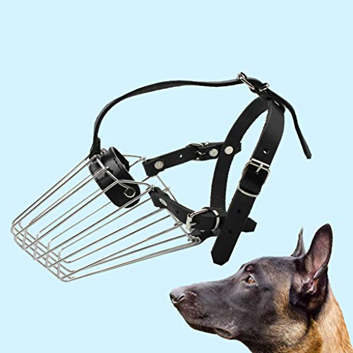 Hundemaulkorb Edelstahlkorb Pet Maske for Schäferhund Malinois Und Rottweiler Mund-Abdeckung for Biting Chewing Barking Hundemaulkorb Edelstahlkorb Pet Maske for Schäferhund Malinois Und Rottweiler Mund-Abdeckung for Biting Chewing Barking von BERULL
