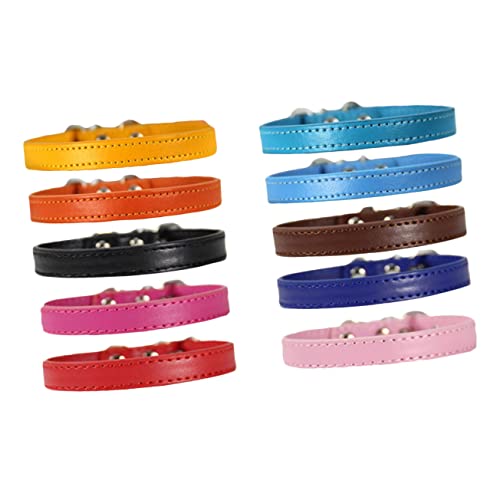 BESPORTBLE Haustierhalsband Haustierhalskette Dekoratives Halsband 10 Stück Zufällige Farben Verstellbar Und Bequem Für Ihren Hund BESPORTBLE Haustierhalsband Haustierhalskette Dekoratives Halsband 10 Stück Zufällige Farben Verstellbar Und Bequem Für Ihren Hund von BESPORTBLE