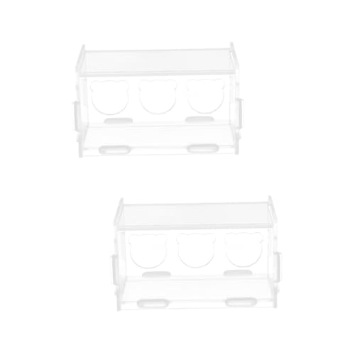 BESPORTBLE 2stücke Futterstation Für Rutin-hühner Transparente Futterbox Für Vögel Leicht Zu Reinigen Genug Für Obst Und Nüsse Für Außenbereich Und Haustiere BESPORTBLE 2stücke Futterstation Für Rutin-hühner Transparente Futterbox Für Vögel Leicht Zu Reinigen Genug Für Obst Und Nüsse Für Außenbereich Und Haustiere von BESPORTBLE