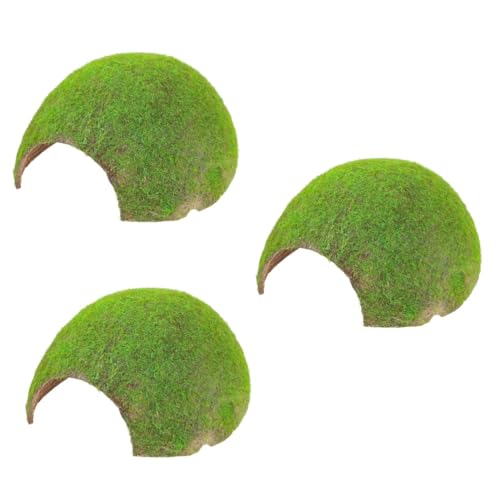 BESPORTBLE 3St Reptilienversteckhaus Moos-Reptilienhöhle Eidechsenversteck Höhle Terrarium zubehör Terrarienzubehör lebendige Reptilienhöhle Moos Terrarium Kokosnussschale BESPORTBLE 3St Reptilienversteckhaus Moos-Reptilienhöhle Eidechsenversteck Höhle Terrarium zubehör Terrarienzubehör lebendige Reptilienhöhle Moos Terrarium Kokosnussschale von BESPORTBLE