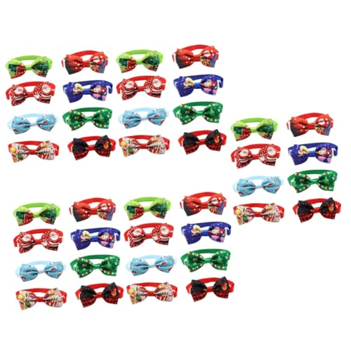 BESPORTBLE 5 Sets Weihnachts-haustierhalsband-fliegen Für Hunde Und Verstellbares Mit Fliege Festliches Haustier-zubehör Leicht Und Bequem 8 Stück X 5 BESPORTBLE 5 Sets Weihnachts-haustierhalsband-fliegen Für Hunde Und Verstellbares Mit Fliege Festliches Haustier-zubehör Leicht Und Bequem 8 Stück X 5 von BESPORTBLE