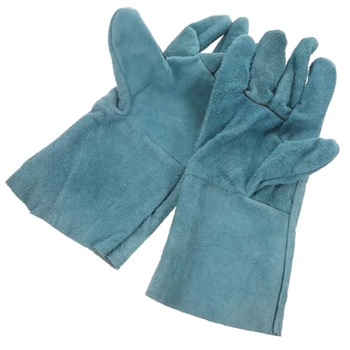 BESPORTBLE Rindsleder Beißschutz-Handschuhe Für Haustiere Robuste Schutzhandschuhe Zur Tierhandhabung Zum Training Von Hunden Und Katzen Praktische Und Langlebige Tierhandschuhe Einfache von BESPORTBLE