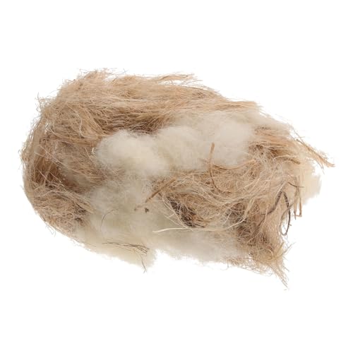 BESPORTBLE Vogel Nestmaterial Für Nistplätze 40g Bio Nistmaterial Aus Jute Und Gras Für Innen Und Außen Für Papageien Und Andere Vögel Natürliches Selbstgemacht Vogelnest Zubehör von BESPORTBLE