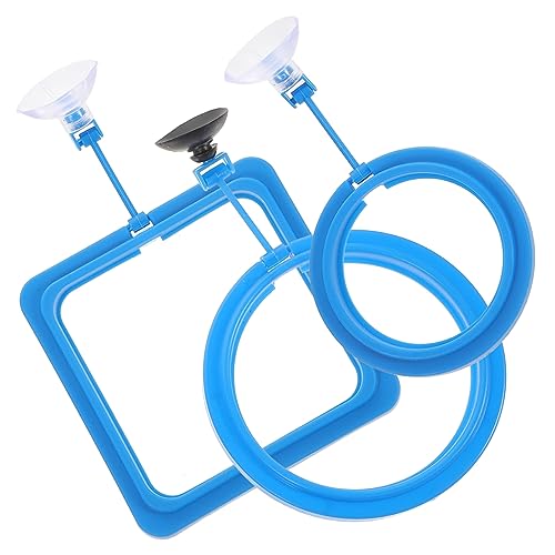 BESPORTBLE 1 Satz 3 Stücke Schwimmfutterautomat für Fische Futterspender Zucht klein Automatic Fish Feeder Aquarium Futterautomat Auftriebsspender für Aquarien Fischtankwerkzeug Plastik Blue von BESPORTBLE