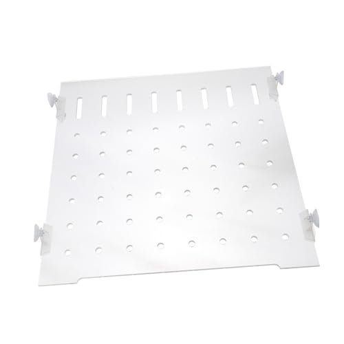 BESPORTBLE 1 Satz Acrylic Isolation Plate für Aquarien Trennwand zur Verbesserung Überlebensrate von Fischen mit Halterungen für Aggressive und Schwache Fische von BESPORTBLE