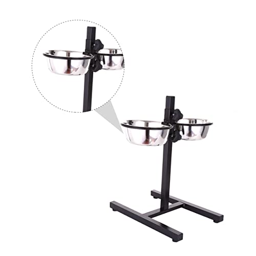 BESPORTBLE Robuste Futterstation Für Haustiere Aus Edelstahl 18 cm Hundenapf Abnehmbare Näpfe Für Futter Und Wasser BESPORTBLE Robuste Futterstation Für Haustiere Aus Edelstahl 18 cm Hundenapf Abnehmbare Näpfe Für Futter Und Wasser von BESPORTBLE