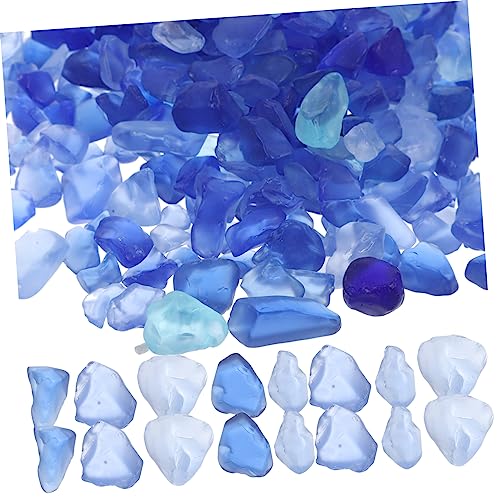BESPORTBLE 1 Satz Aquarienkies Kanister Panzer Fischtankdekor Dekorationen für Aquarien kleines Aquarium Kies für Aquarien Aquariensteine ​​Aquascaping polierte Felsen kleine Steine Glassand von BESPORTBLE