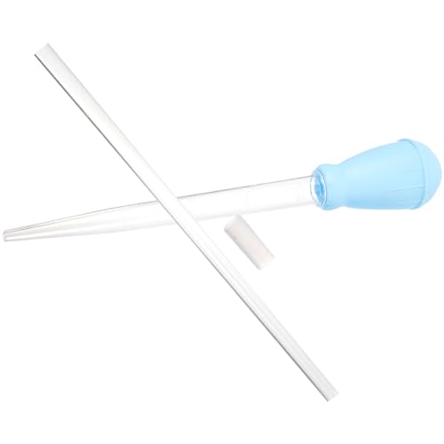 BESPORTBLE Fische Aquarium 1 Satz Aquarium Toilette Wechsler Led Belüfter Vakuum Entlüften Schaber Besonderheit Futterspender Befestigung Samen Anlage Uv Plastik Sky-Blue von BESPORTBLE