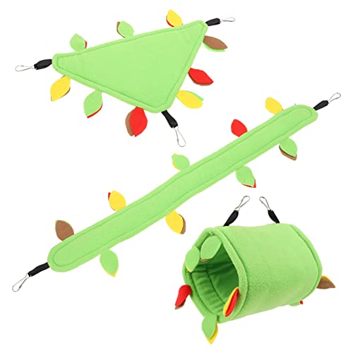 BESPORTBLE Hamster Spielzeug Papagei Kanal Hängematte – 3 Stück Tunnel Leiter Kit für Kleintiere Kletterzubehör zur Stressreduktion und Körperlichen Aktivität BESPORTBLE Hamster Spielzeug Papagei Kanal Hängematte – 3 Stück Tunnel Leiter Kit für Kleintiere Kletterzubehör zur Stressreduktion und Körperlichen Aktivität von BESPORTBLE