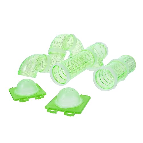 BESPORTBLE 12 Stück Hamsterkäfig-rohraufsätze Labyrinth-Spielzeug Für Hamster Modulares Spielset Robuster Kunststoff von BESPORTBLE