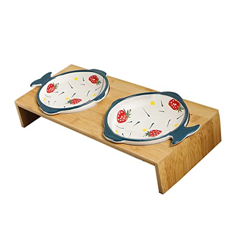 BESPORTBLE Ergonomischer Futternapf für Haustiere Doppelter Keramiknapfständer Wasserspender für Katzen und Hunde Heimtierbedarf BESPORTBLE Ergonomischer Futternapf für Haustiere Doppelter Keramiknapfständer Wasserspender für Katzen und Hunde Heimtierbedarf von BESPORTBLE