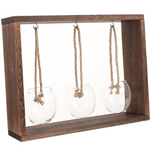 BESPORTBLE 1 Satz Holzrahmenvase Dekorativ Wasserfontäne Wandterrarien für Pflanzen Kuppel Röhren Wand polsterung wanddeckoration zimmerpflanzen Blumentopf aus Glas Pflanzenglasflasche Metall BESPORTBLE 1 Satz Holzrahmenvase Dekorativ Wasserfontäne Wandterrarien für Pflanzen Kuppel Röhren Wand polsterung wanddeckoration zimmerpflanzen Blumentopf aus Glas Pflanzenglasflasche Metall von BESPORTBLE