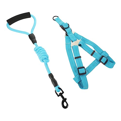 BESPORTBLE 1satz Hundeleine Und Verstellbares Hundegeschirr Für Große Hunde Strapazierfähige Nylon-ausführung Sicher Und Bequem Für Im Freien Für Training Und Tägliche Nutzung von BESPORTBLE