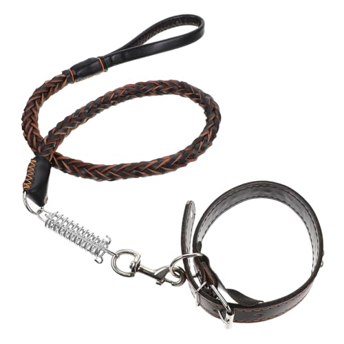 BESPORTBLE 1 Satz Hundeleine hundegurt hundelaufband Dog hundehalsband hundekragen Kühlendes Bandana für Hunde Hund großer Hund Haustierkontrollseil Hund verstellbares Halsband Haut Black von BESPORTBLE