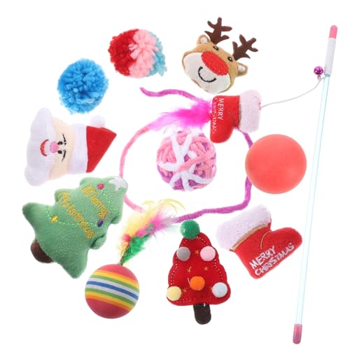 BESPORTBLE Weihnachtliches Katzenspielzeug Set Mit Katzenangel Und Quietscher Interaktive Spielzeuge Für Katzen 11 Teiliges Geschenkset Für Selbstbeschäftigung Und Spaß Im Winter BESPORTBLE Weihnachtliches Katzenspielzeug Set Mit Katzenangel Und Quietscher Interaktive Spielzeuge Für Katzen 11 Teiliges Geschenkset Für Selbstbeschäftigung Und Spaß Im Winter von BESPORTBLE