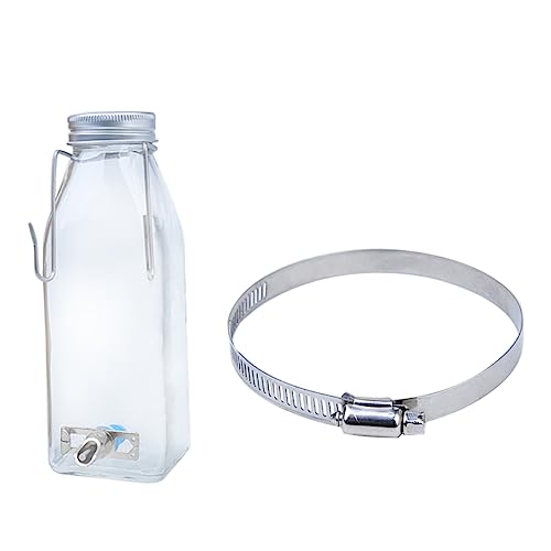 BESPORTBLE Wasserspender 350 Ml -trinkflasche Aus Glas Für Haustiere Auslaufsicher Leiser Stift Für Hamster von BESPORTBLE