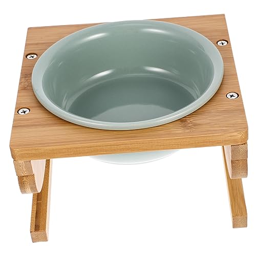 BESPORTBLE Keramik-katzennapf Mit Holzständer Erhöhter Futternapf Für Kätzchen Haustiergeschirr Für Zuhause Nackenstütze Leicht Zu Pflegen BESPORTBLE Keramik-katzennapf Mit Holzständer Erhöhter Futternapf Für Kätzchen Haustiergeschirr Für Zuhause Nackenstütze Leicht Zu Pflegen von BESPORTBLE