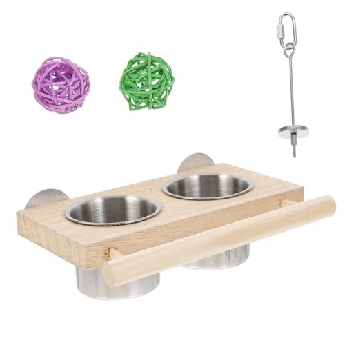 BESPORTBLE Automatisches Papageien-Trink-/futternapf-Set Papageien-futternapfhalter und Zubehör von BESPORTBLE