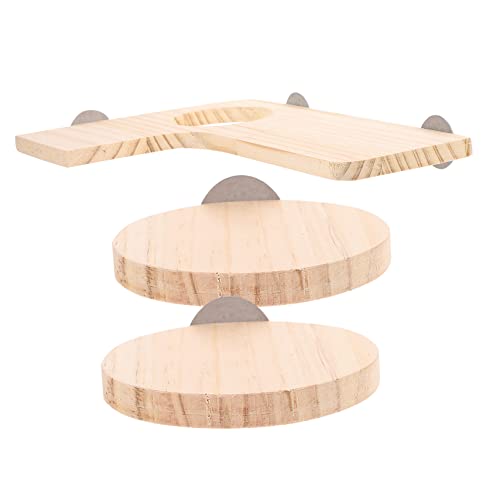 BESPORTBLE 4pc Holz Eichhörnchen Chinchilla Papagei Hamster Springen Bord Klettern Stehen BESPORTBLE 4pc Holz Eichhörnchen Chinchilla Papagei Hamster Springen Bord Klettern Stehen von BESPORTBLE