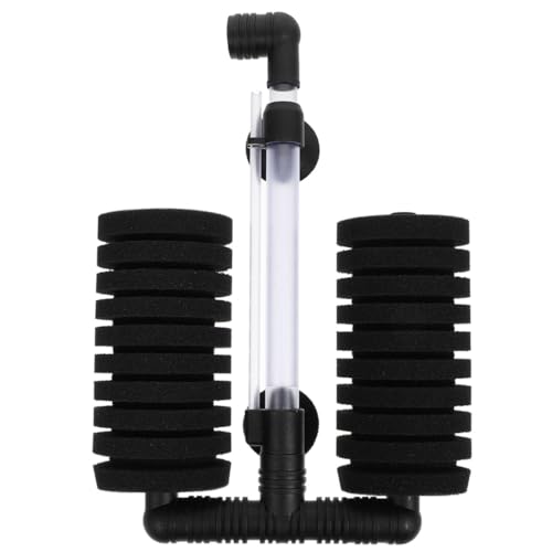 BESPORTBLE 1 Satz Schwammfilter Aquarienfilter Aquarium Ultra Planke Fisch Schläuche Teichpumpe Und Filterset Spender Wasser Kanister Platte Schaber Bausatz Schwämme Flaschen- Plastik Black von BESPORTBLE