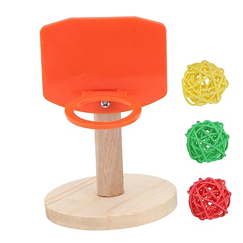 BESPORTBLE 1 Satz Spielzeug zum Schießen von Vögeln Sportspielzeug Stapelspielzeug Vogelglocken Haustier Bird Toys Vogeltrainingsspielzeug Vogel-Basketballspielzeug Papageienspielzeug Plastik von BESPORTBLE
