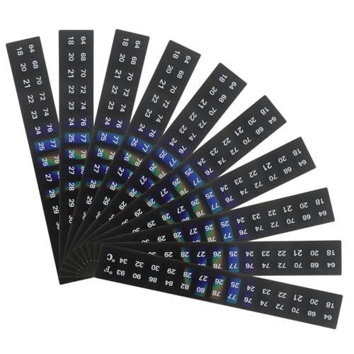 BESPORTBLE 1 Satz Thermometer Aufkleber Für Weingläser Thermostat Gefrierschrank Aquarium Fisch Aufkleber Wasserthermometer Für Aquarien Kochthermometer Tachometer 10 Stück BESPORTBLE 1 Satz Thermometer Aufkleber Für Weingläser Thermostat Gefrierschrank Aquarium Fisch Aufkleber Wasserthermometer Für Aquarien Kochthermometer Tachometer 10 Stück von BESPORTBLE