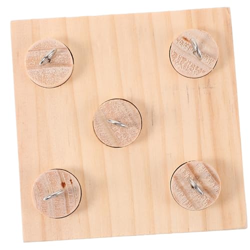 BESPORTBLE 5 Stück Holz Papagei Spielzeug Ausbildung Puzzle Vogel Spielzeug Für Nymphensittich Pet Zubehör von BESPORTBLE