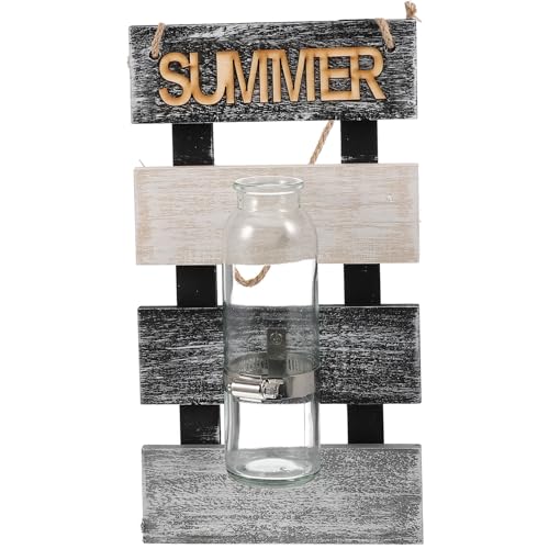 BESPORTBLE 1 Satz Wandvase aus Glas Vasen Anlage Zimmerpflanzen Hängender Pflanzer Wall Art Decor wandverkleidung einmachgläser Terrarium mit Holzplatte Wand hängende Pflanzer Buche BESPORTBLE 1 Satz Wandvase aus Glas Vasen Anlage Zimmerpflanzen Hängender Pflanzer Wall Art Decor wandverkleidung einmachgläser Terrarium mit Holzplatte Wand hängende Pflanzer Buche von BESPORTBLE