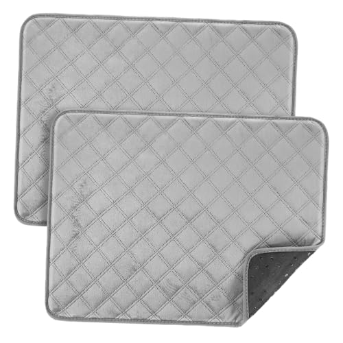 BESPORTBLE 2-teilige Waschbare Wiederverwendbare Hundewindeln Pinkelpads Für Hunde Saugfähige Schichtbasis Welpen-trainingspads Für Zuhause Und Auto von BESPORTBLE