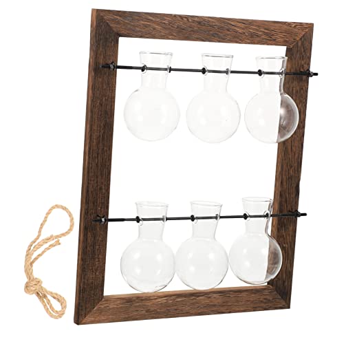 BESPORTBLE Moderner Wandbehang-pflanztopf Aus Glas Im Nordischen Stil Doppelschichtige Hydrokulturvase Für Zimmerpflanzen von BESPORTBLE