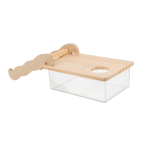 BESPORTBLE Komplettes Hamster-badeset Leiter Meerschweinchen-badebehälter Haustier-Badezimmer Für Hamster Chinchilla von BESPORTBLE
