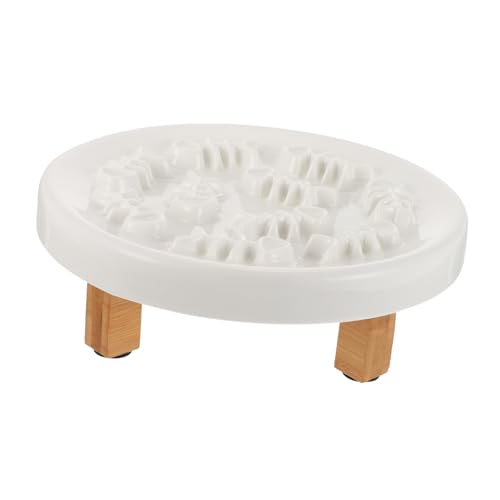 BESPORTBLE Erhöhtes Slow Feeder Set Haustier-schüssel Für Langsames Fressen Mit Holzständer Für Hunde BESPORTBLE Erhöhtes Slow Feeder Set Haustier-schüssel Für Langsames Fressen Mit Holzständer Für Hunde von BESPORTBLE