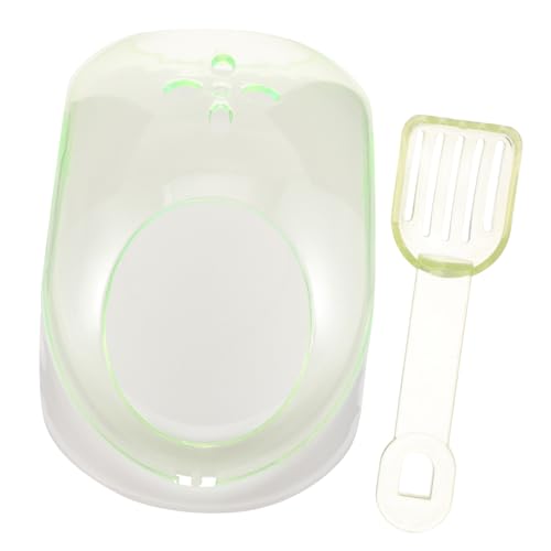 BESPORTBLE 1 Set Hamster Transparentes Badezimmer Hamsterzubehör Hamstereinlagen Streu Badespielzeug Hamsterbettwäsche Hamsterbadeschüssel Kaninchen Kleintiertoilette Hängemattenkäfig von BESPORTBLE