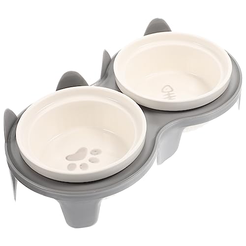 BESPORTBLE 1 Set Katzen Keramik Doppelnapf Boden Hundenapf Schöner Katzennapf Geneigter Futternapf Katzenfutternäpfe Haustiernapf Mit Ständer Schöner Haustiernapf Für Den Innenbereich BESPORTBLE 1 Set Katzen Keramik Doppelnapf Boden Hundenapf Schöner Katzennapf Geneigter Futternapf Katzenfutternäpfe Haustiernapf Mit Ständer Schöner Haustiernapf Für Den Innenbereich von BESPORTBLE
