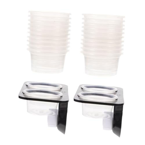 BESPORTBLE 1satz Reptile Feeding Ledge Set Mit Saugnapf Teiliges Futter Und Wassersystem Für Geckos Und Andere Reptilien Leicht Zu Reinigen Und Installieren Für Terrarien von BESPORTBLE