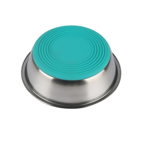 BESPORTBLE 1 Stück Haustiernapf katzenfutter Gerichte Fressnäpfe für Hunde Hundegeschirr Wassernapf für Welpen pet Supplies Haustierwasserschüssel Hundefutter Tiernapf aus Hartmetall Blue von BESPORTBLE