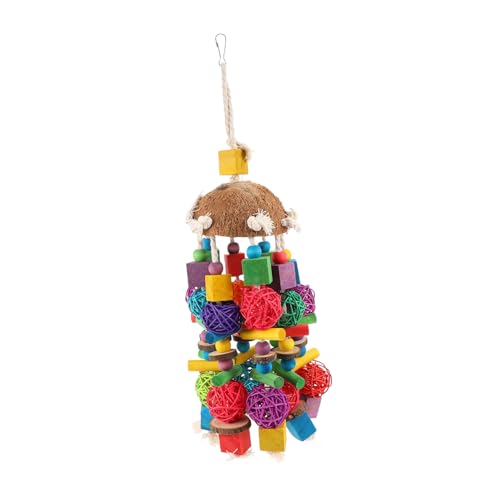BESPORTBLE Vogel-papageienspielzeug Papageienkäfig-beißspielzeug Pädagogisches Papageienspielzeug für Nymphensittiche Sittiche und Andere Vögel BESPORTBLE Vogel-papageienspielzeug Papageienkäfig-beißspielzeug Pädagogisches Papageienspielzeug für Nymphensittiche Sittiche und Andere Vögel von BESPORTBLE