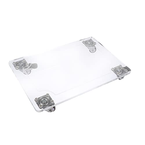 BESPORTBLE 1 Stück Quadratischer Mobiler Blumentopf Pflanzenständer Mit Wasserschale Topfständer Trog Terrarium Set Pflanzenhalter Pflanzgefäße Quadratischer Topf Hohe von BESPORTBLE